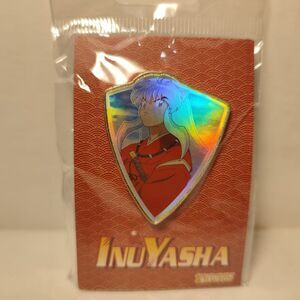 Inuyasha Holo Foil Enamel Pin Official Anime Collectible Character Badge